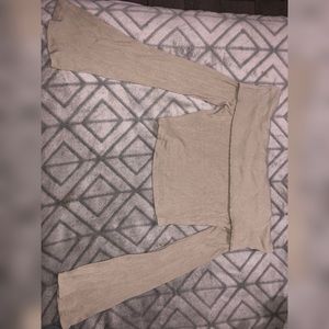 Ootdfash nude crop top